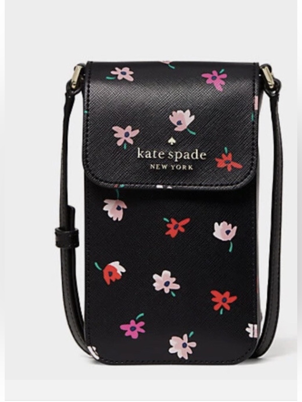 Kate Spade Staci Ditsy Buds South Flap Phone Crossbody